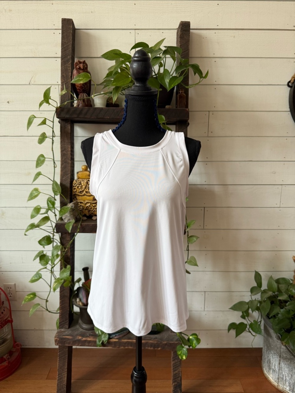 RBX White Sleeveless Athletic Tank Top